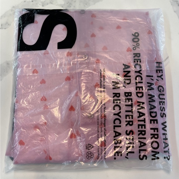 ASOS Curve Skinny Dip Organza Shirt w/ Cute Heart Print US 18 / UK 22 - Picture 7 of 9